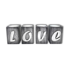 Підсвічник Love /4шт/