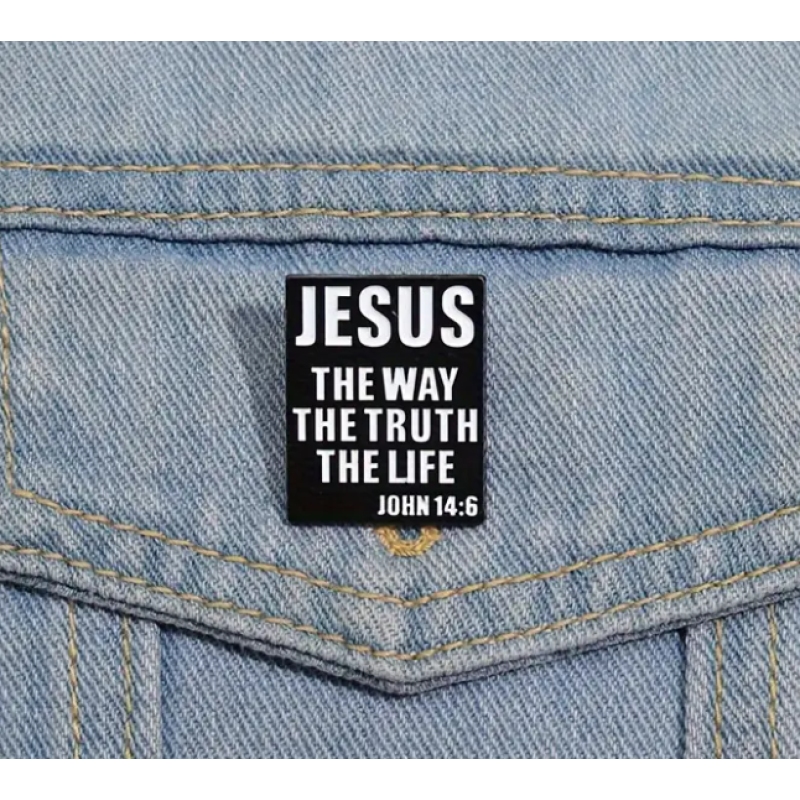 Jesus The way The truth The Life /значок/